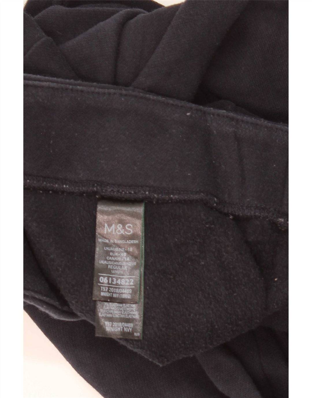 Marks & Spencer Leggings Femme UK 18 XL Bleu Marine Polyester