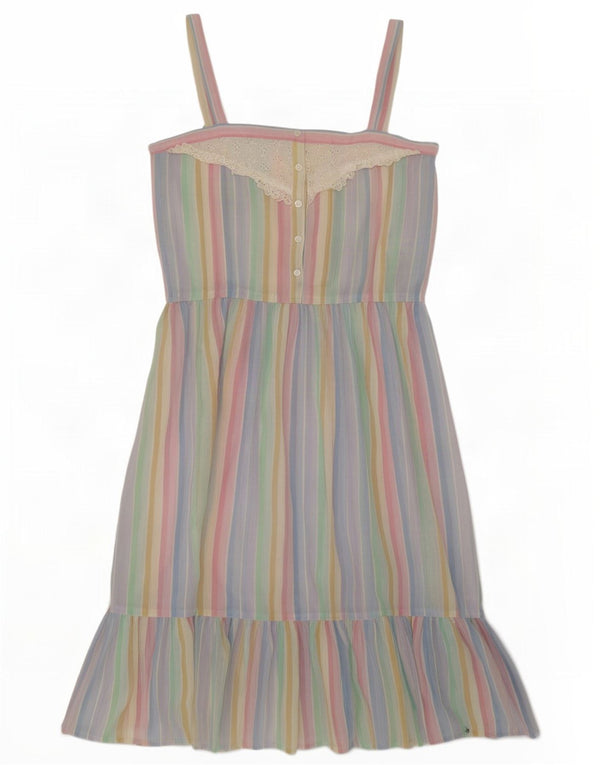 Bellino Womens Sleeveless Sundress UK 14 Large Multicoloured Striped