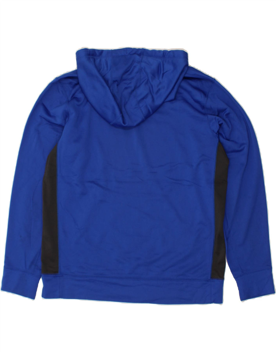 NIKE Mens Baseball Graphic Hoodie Jumper Large Blue Colourblock Polyester Vintage Nike and Second-Hand Nike from Messina Hembry 
