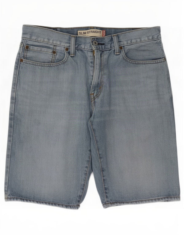 Мужские джинсовые шорты прямого кроя Levi's 514 W33, средний синий хлопок