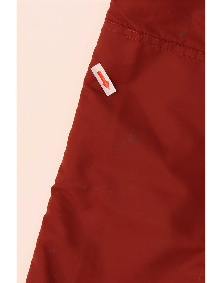 Vans Herre Hooded Parka Jacket UK 38 Medium Maroon