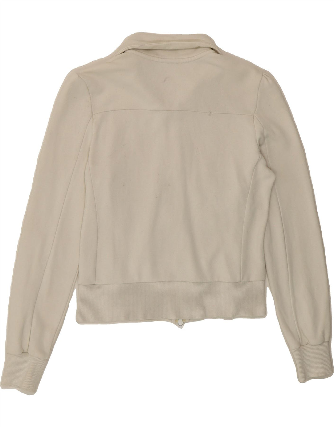 NIKE Womens Tracksuit Top Jacket UK 10/12 Medium White Cotton Vintage Nike and Second-Hand Nike from Messina Hembry 