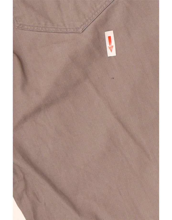 Marks & Spencer Herre Autograph Straight Cropped Trousers W40 L25 Grå