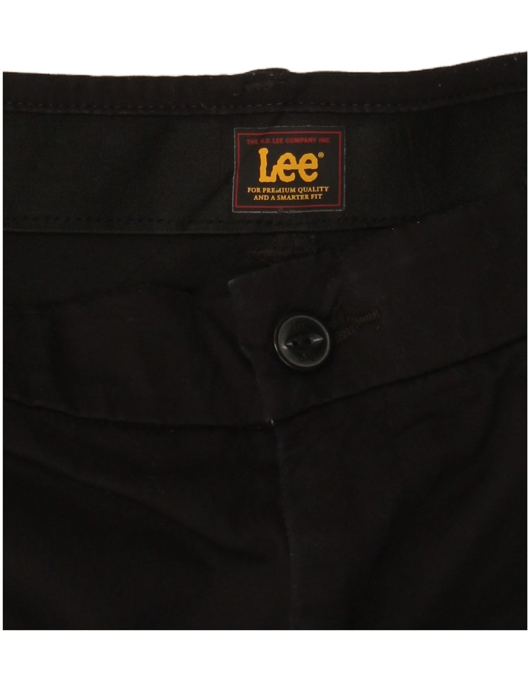 LEE Womens Straight Chino Trousers W30 L31  Black