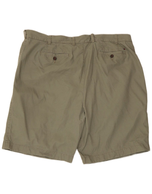 Tommy Hilfiger Mens Chino Shorts W42 2XL Khaki Cotton