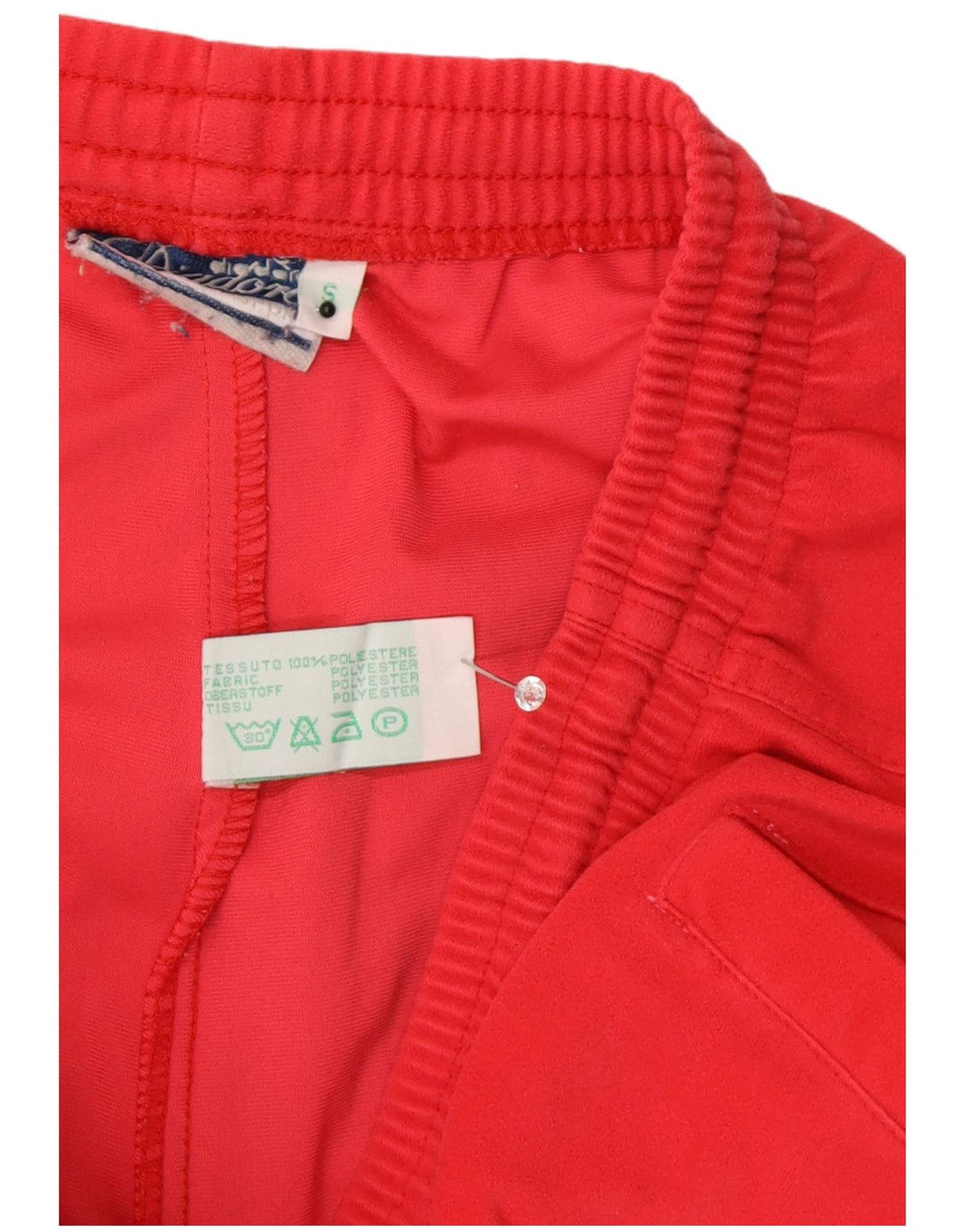 Pantaloni de trening Diadora pentru femei UK 10 Poliester roșu mic