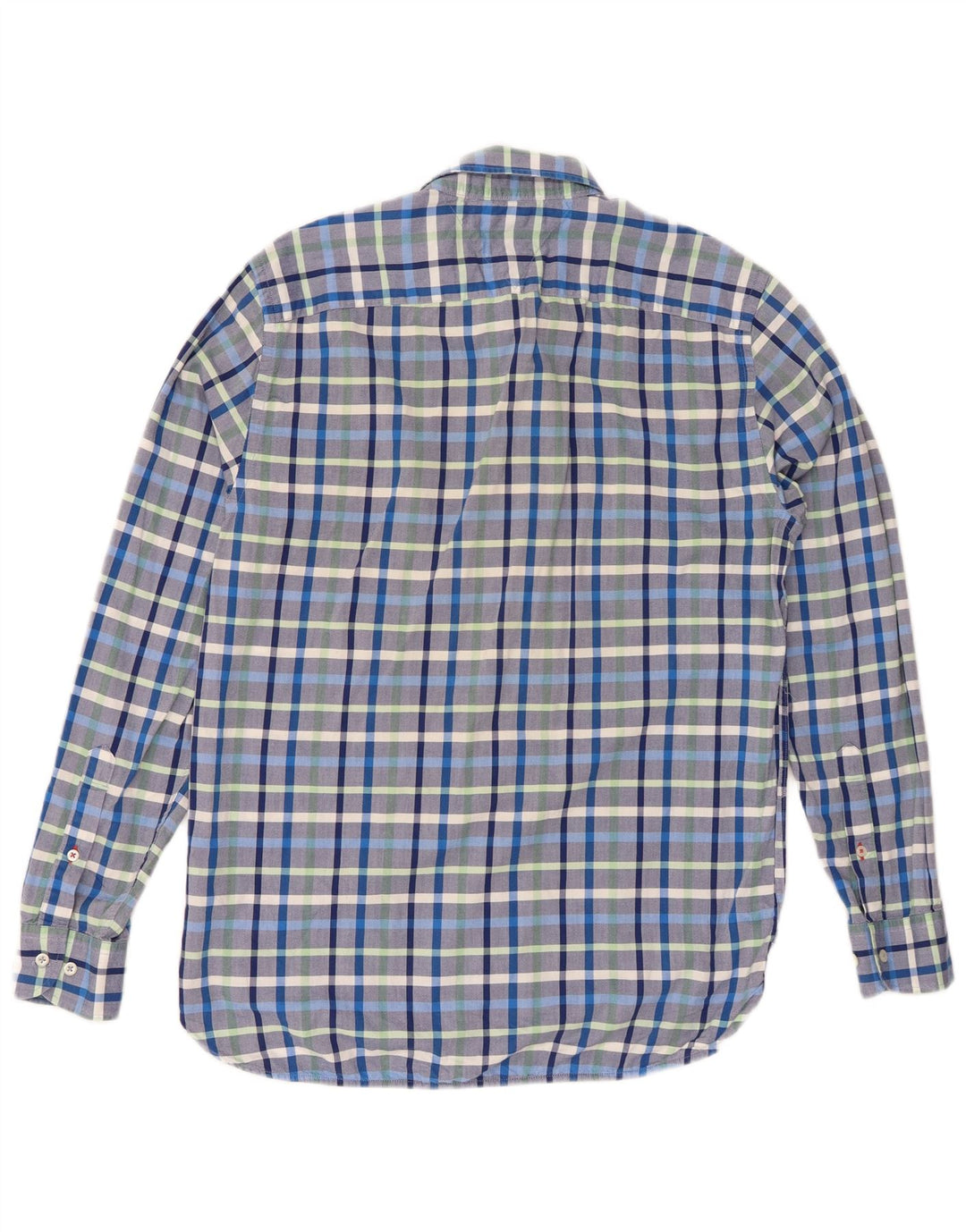 TOMMY HILFIGER Mens New York Fit Shirt Medium Multicoloured Check Cotton