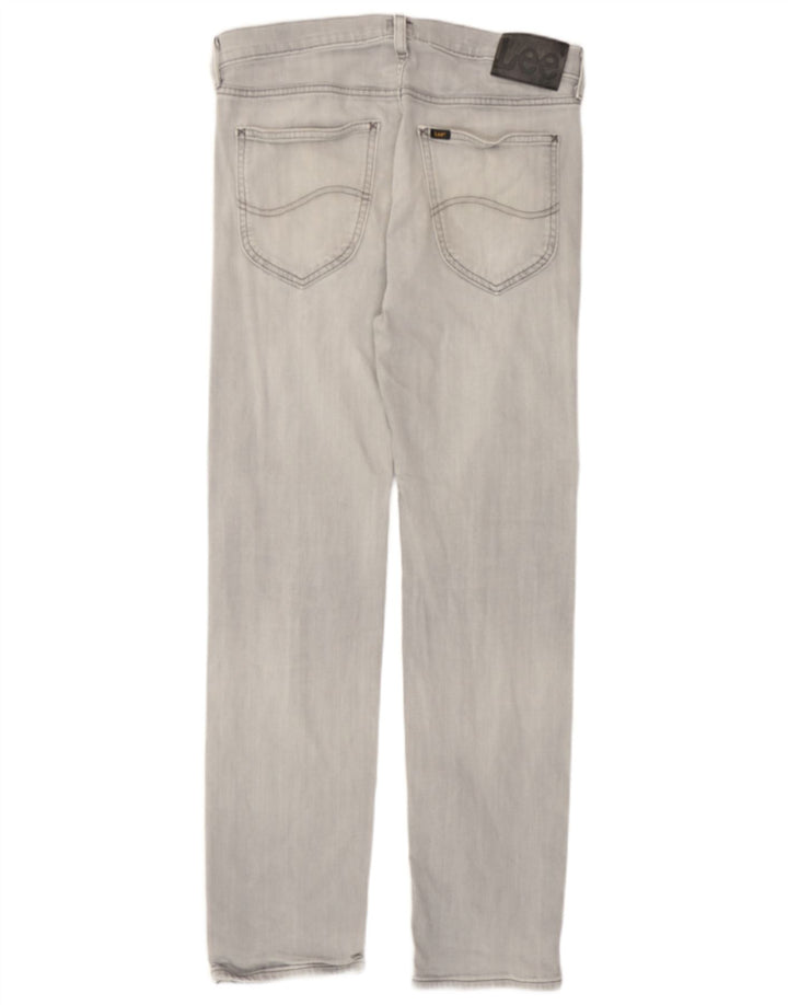Lee Mens Daren Straight Jeans W32 L32 Grey Cotton
