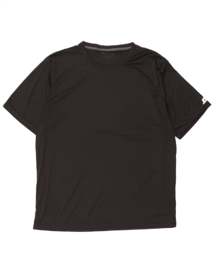 Russell Athletic Herren T-Shirt Top 3XL Schwarz Polyester