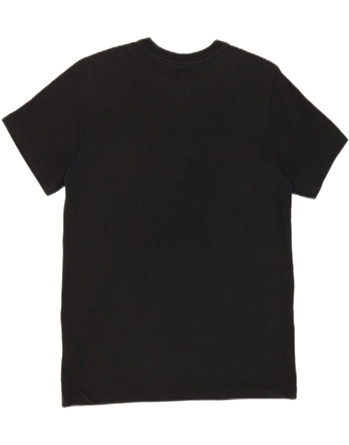 NIKE Mens Dri Fit Graphic T-Shirt Top Medium Black Cotton Vintage Nike and Second-Hand Nike from Messina Hembry 
