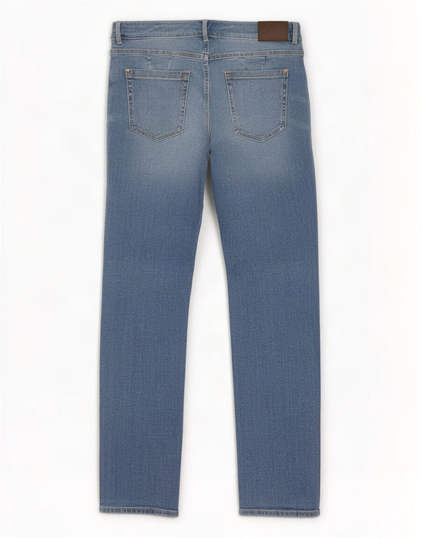 Blugi drepti pentru femei Marks & Spencer Sienna UK 14 Medium W30 L29 Albastru