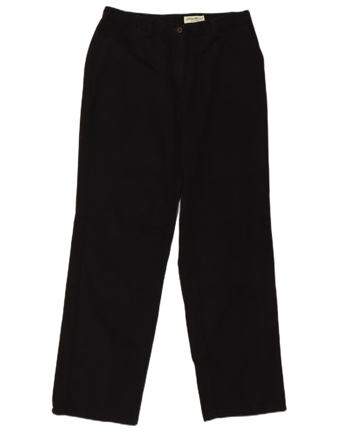 Pantaloni chino dritti da donna EDDIE BAUER EU 40 medio W30 L30 neri