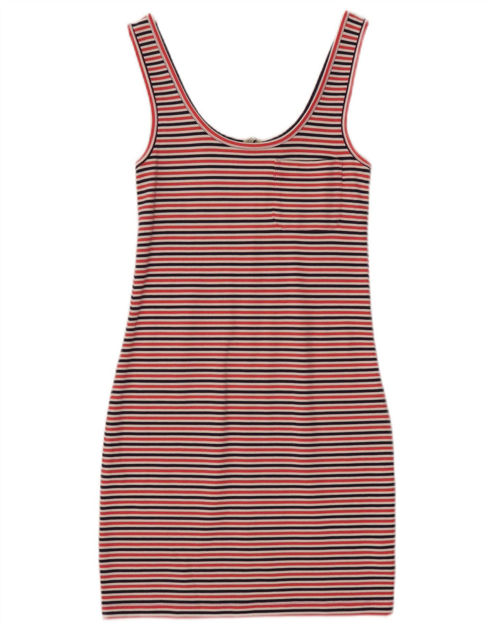 JACK WILLS Womens Sleeveless Sheath Dress UK 8 Small  Multicoloured