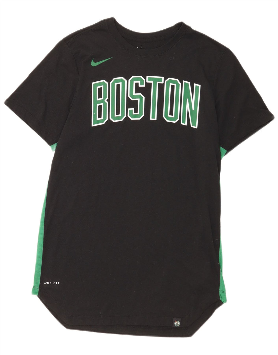 Nike Herren Boston Celtics Grafik-T-Shirt aus mittelschwarzem Polyester