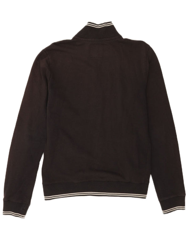 Woolrich Mens Tracksuit Top Jacket Medium Black Cotton