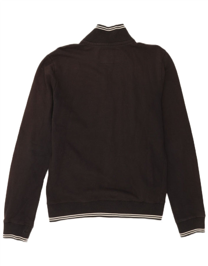 Woolrich Mens Tracksuit Top Jacket Medium Black Cotton