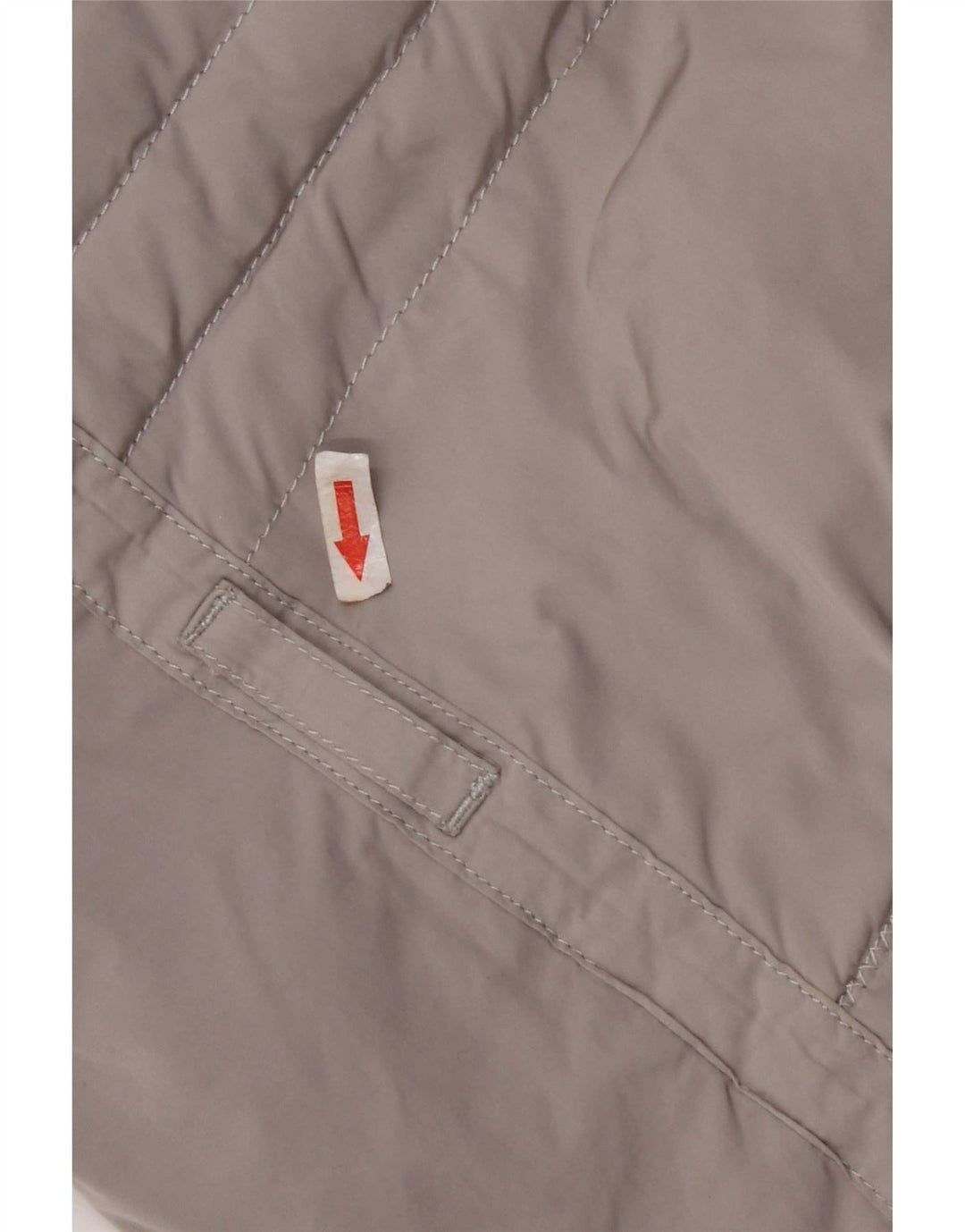 Napapijri Womens Hooded Padded Jacket UK 10 Small Grey Polyester