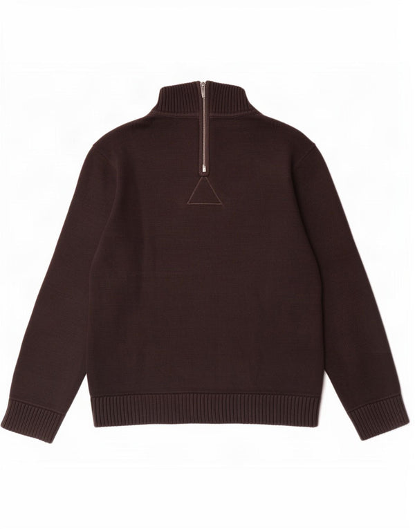 Tommy Hilfiger Herre Zip Neck Jumper Sweater Large Sort