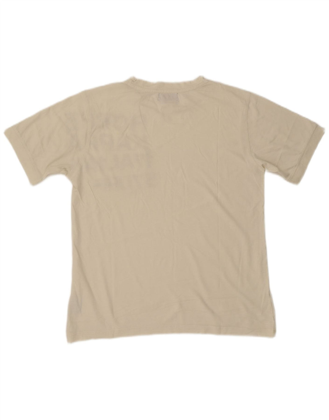 Kappa Mens Graphic T-Shirt Top Medium Off White Cotton