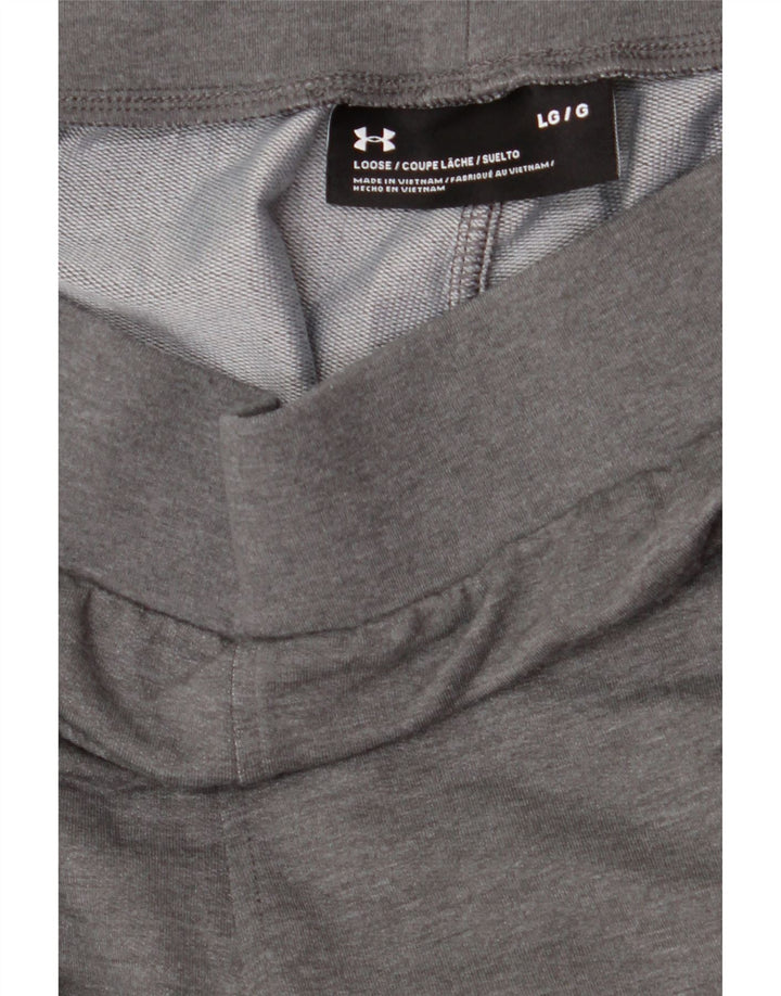 UNDER ARMOUR Mens SMU Mustangs Tracksuit Trousers Joggers Large  Grey