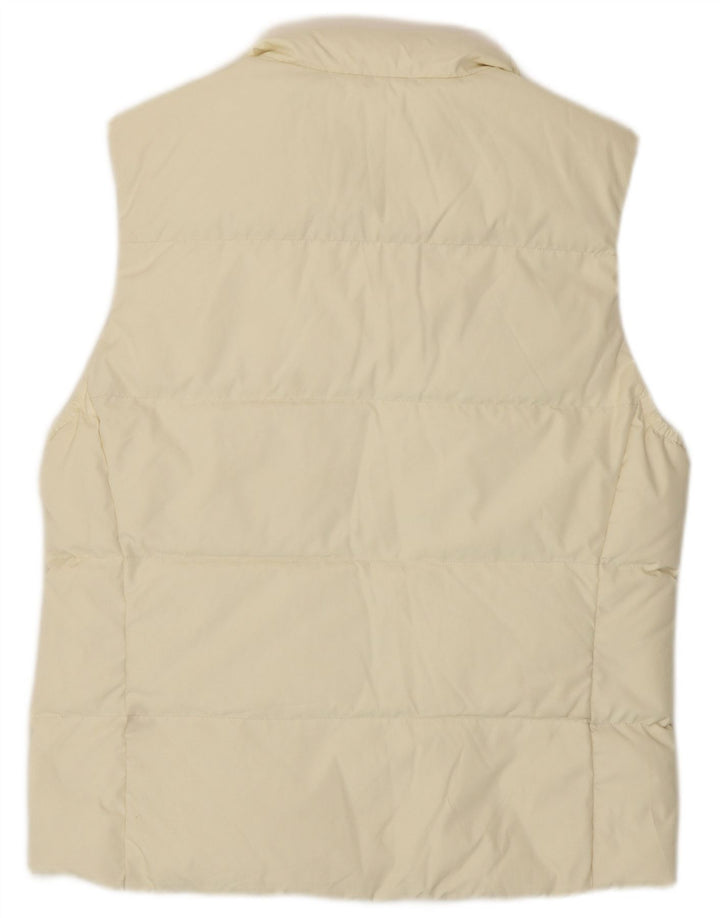 Champion Damen Wattierte Weste UK 14 Medium Off White Polyester