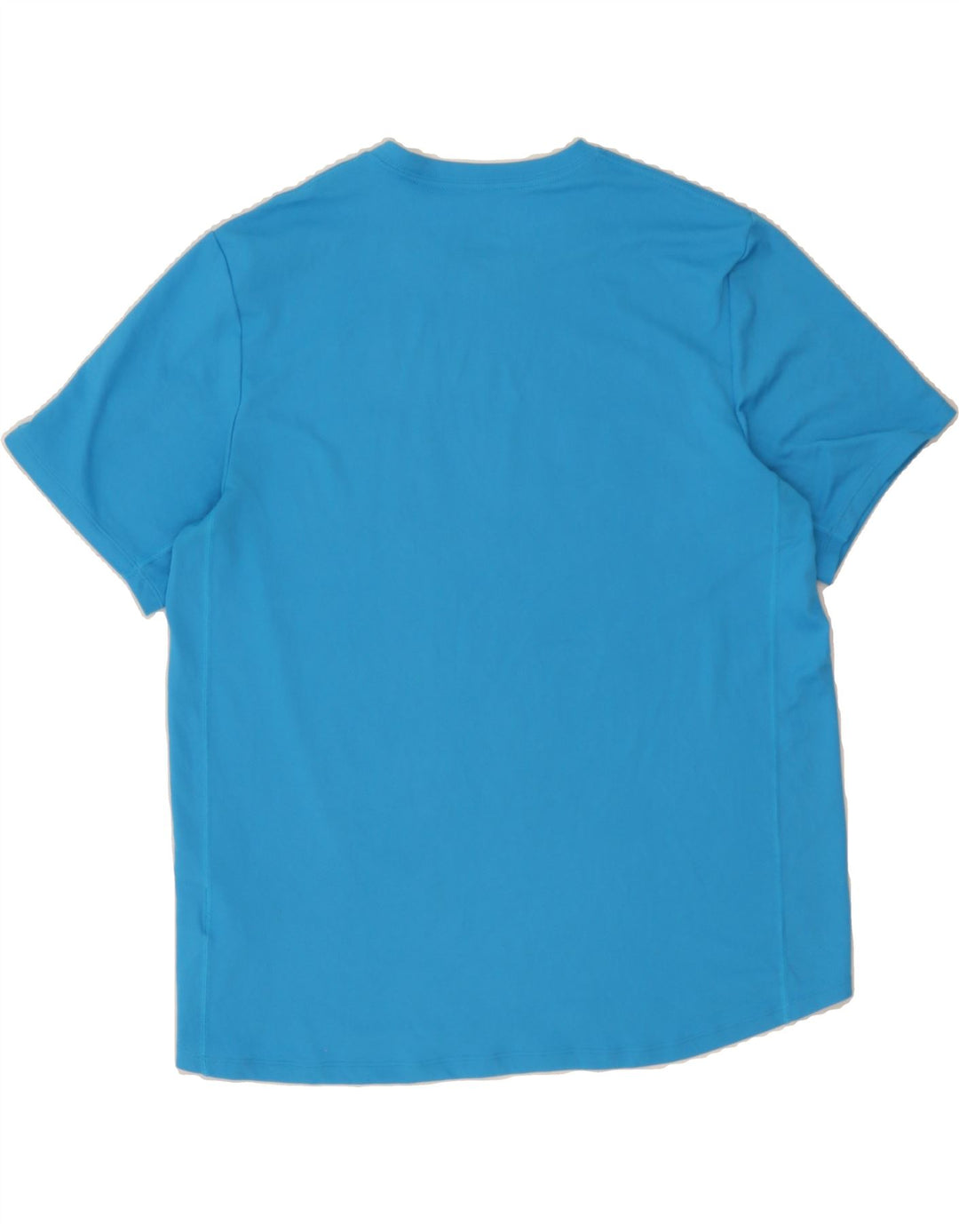 NIKE Mens Dri Fit Graphic T-Shirt Top Large Blue Polyester Vintage Nike and Second-Hand Nike from Messina Hembry 