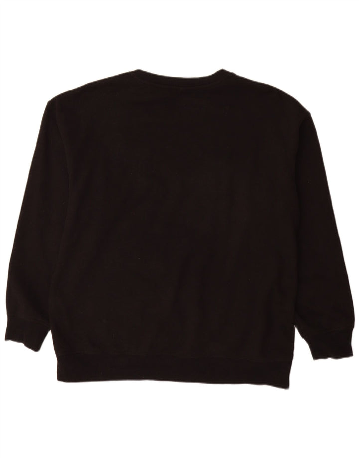 Dkny Herre Grafisk Sweatshirt Jumper Stor Sort Bomuld