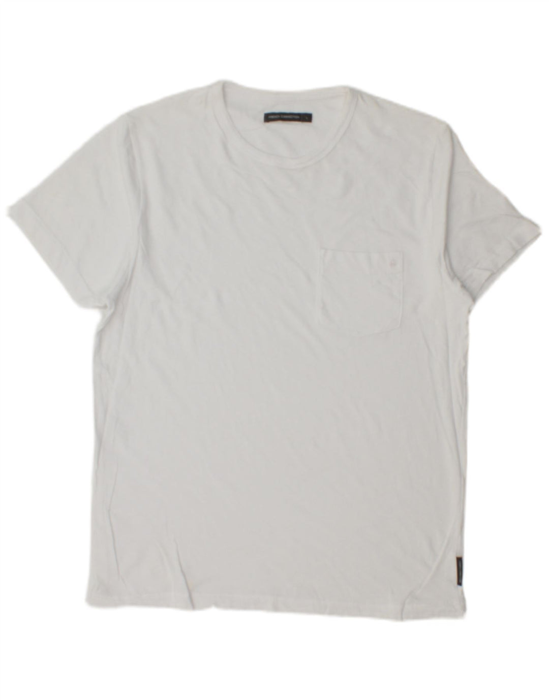 FRENCH CONNECTION Mens T-Shirt Top Large White