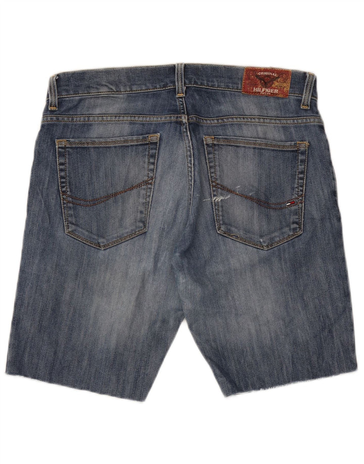 Tommy Hilfiger Damen Jeansshorts W34 Large Blau