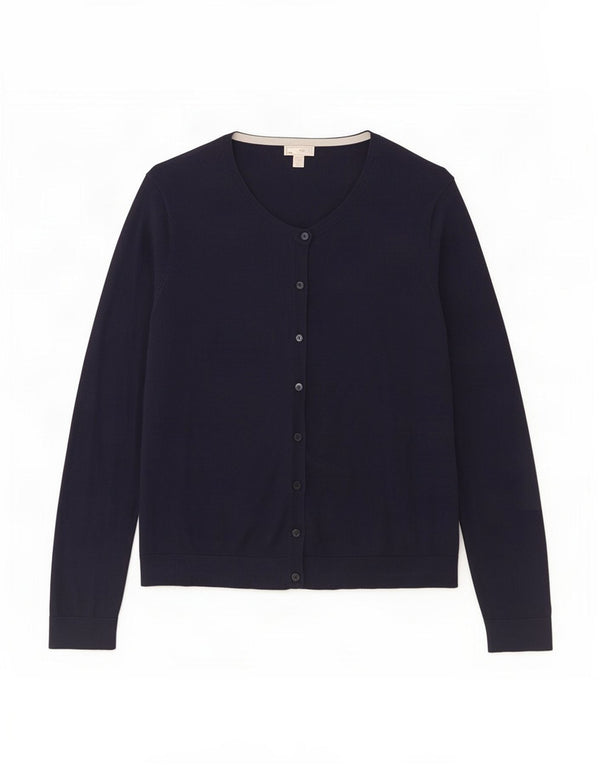 Gap Cárdigan para Mujer UK 20 2XL Algodón Azul Marino
