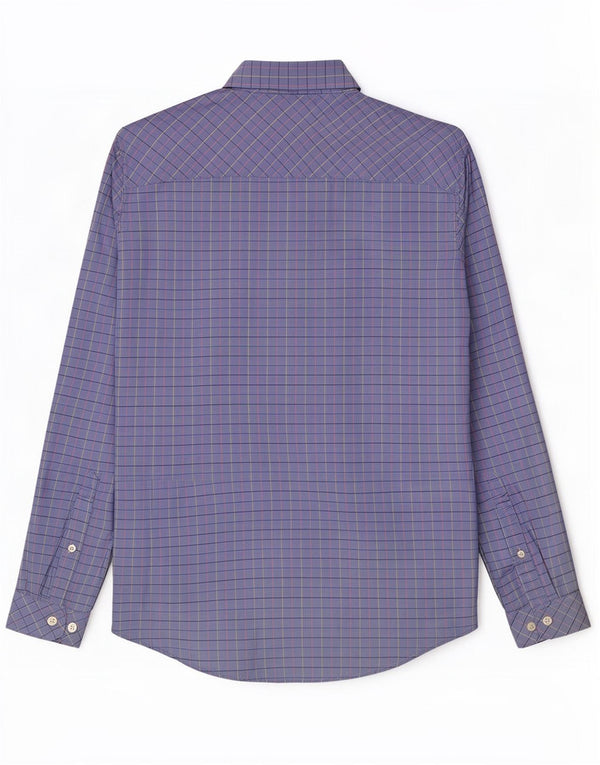 Camicia Joules da uomo vestibilità classica in cotone a quadri blu medio