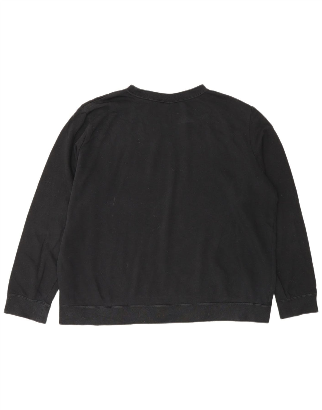 Nike Womens Oversized Sweatshirt Jumper UK 18 XL Black Cotton
