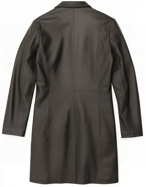 Conbipel Womens Piele Coat IT 42 Medium Black Classic