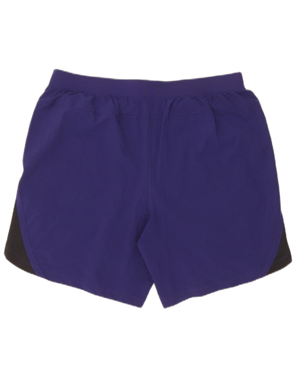Under Armour Mens Sport Shorts XL Purple Colourblock