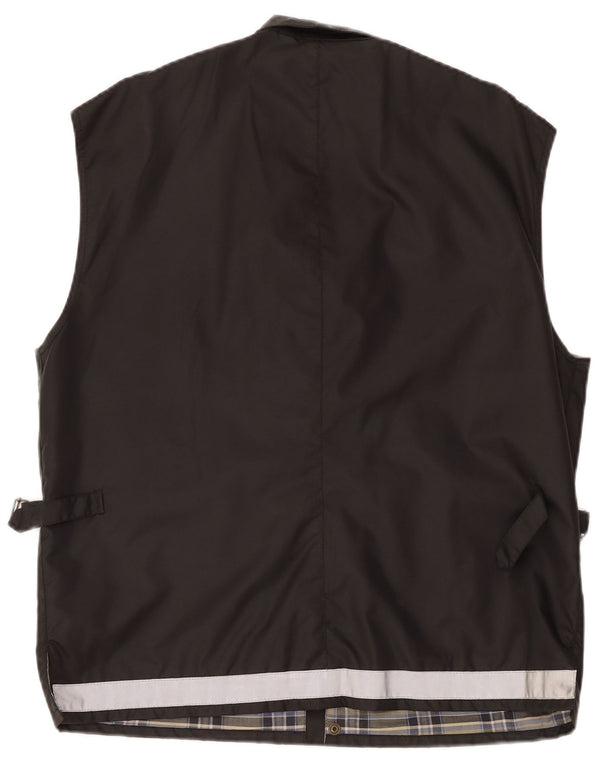 Мужской жилет Belstaff UK 44 2XL, черный нейлон