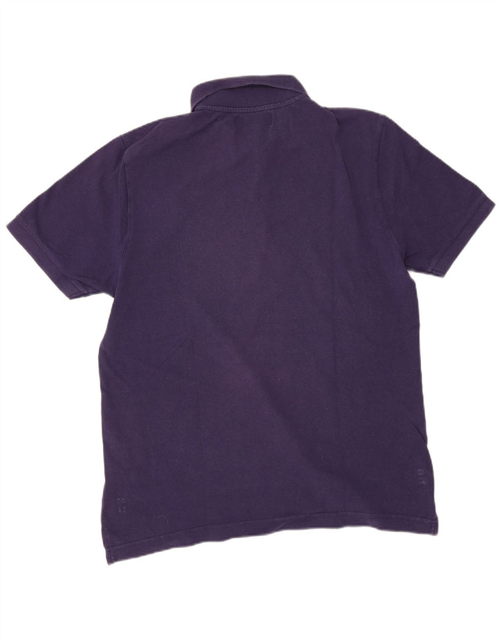 Kappa Mens Polo Shirt Medium Navy Blue Cotton