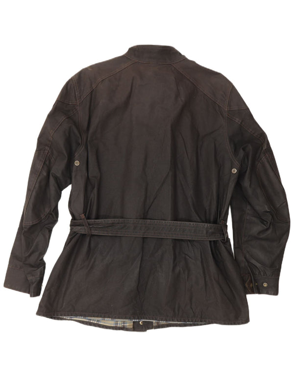 Belstaff Herre vokset bomuldsjakke UK 40 Stor brun bomuld