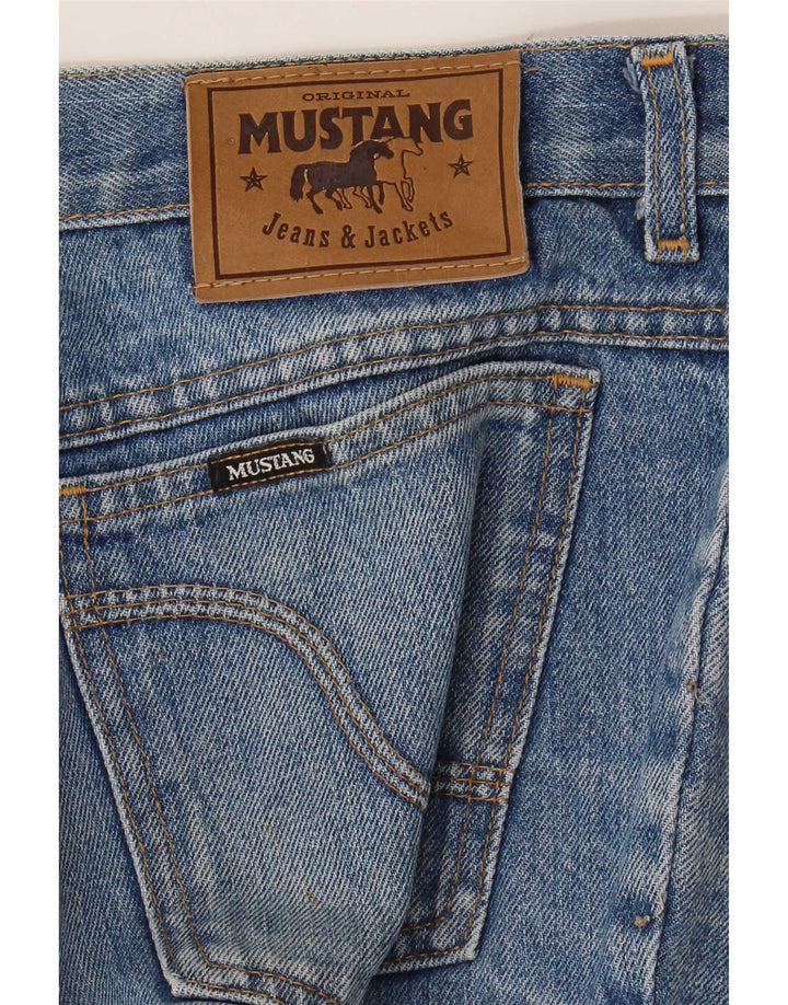 Pantaloncini di jeans da donna Mustang W28 Blu medio