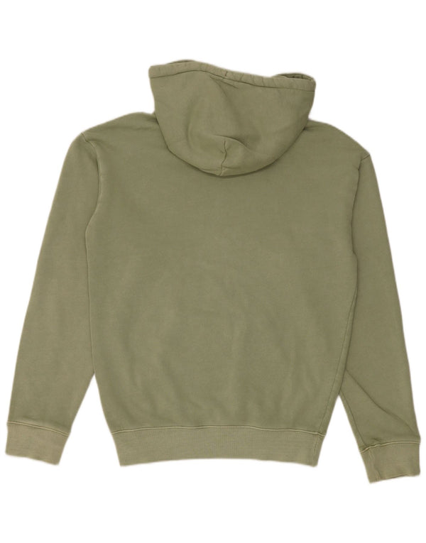 Reebok Mens Hoodie Jumper XS Algodão Verde