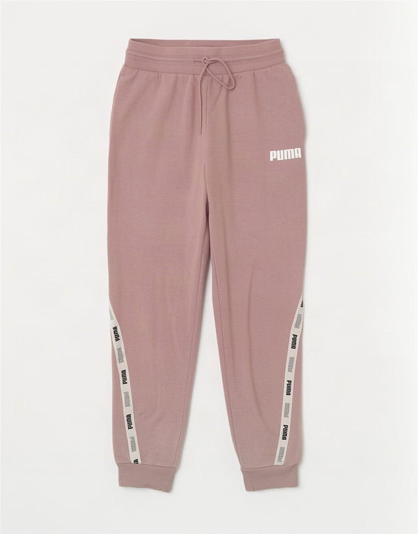 Puma Pantalon de survêtement graphique pour femme UK 10 Small Rose Colourblock