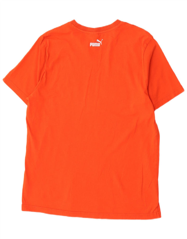 Puma - Camiseta gráfica para hombre, talla grande, color naranja