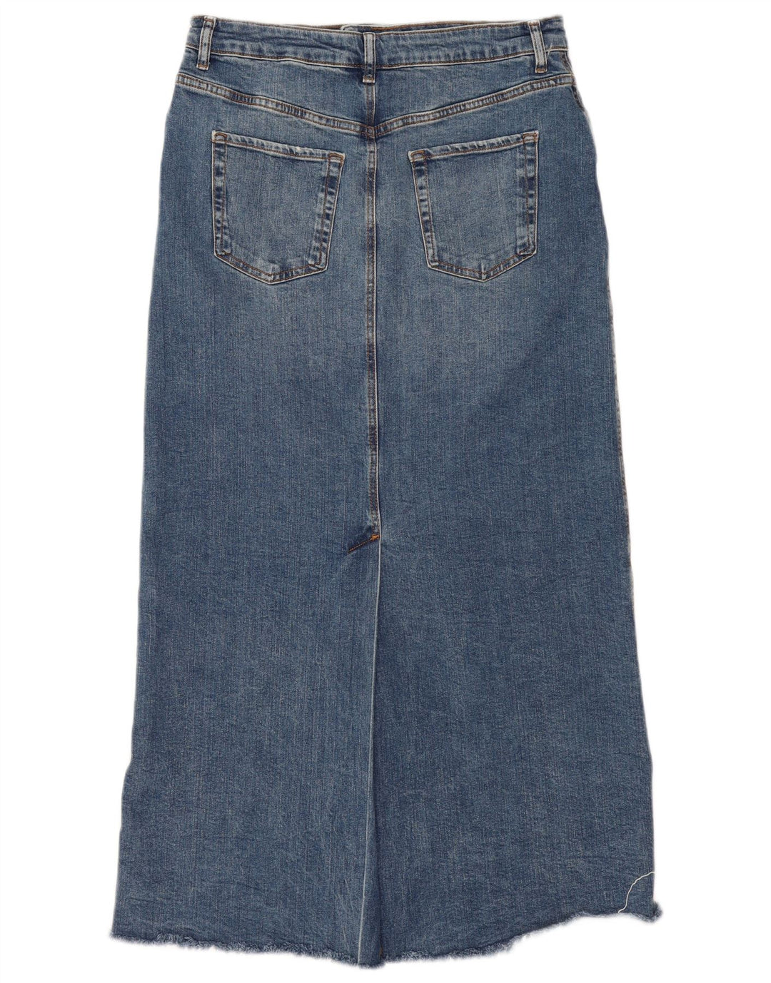 Zara Womens Denim Skirt XL W32  Blue