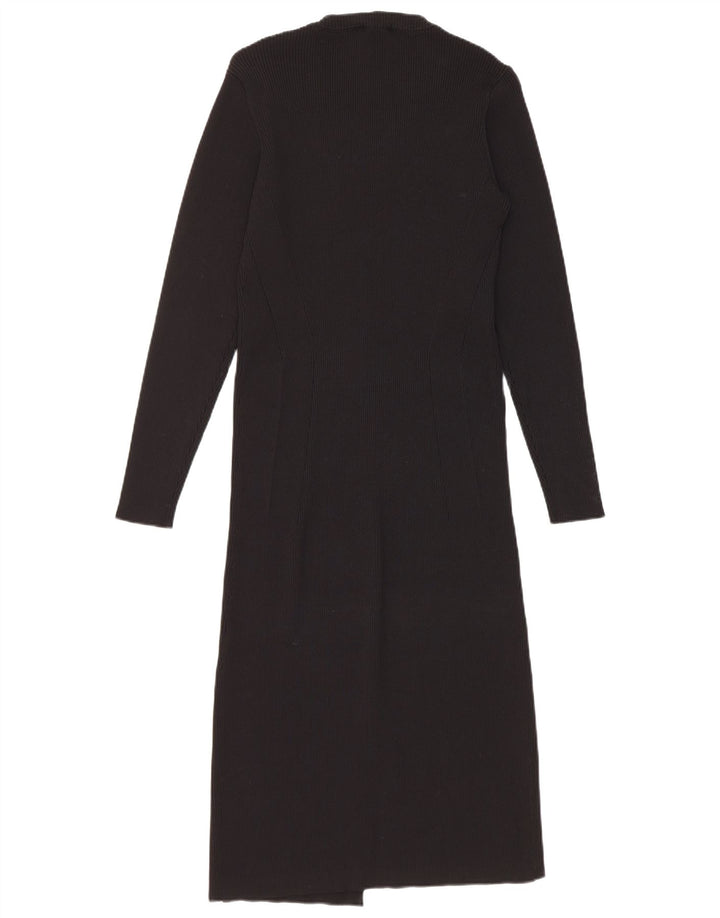 Coast Womens Jumper Dress UK 16 Large Black Nylon