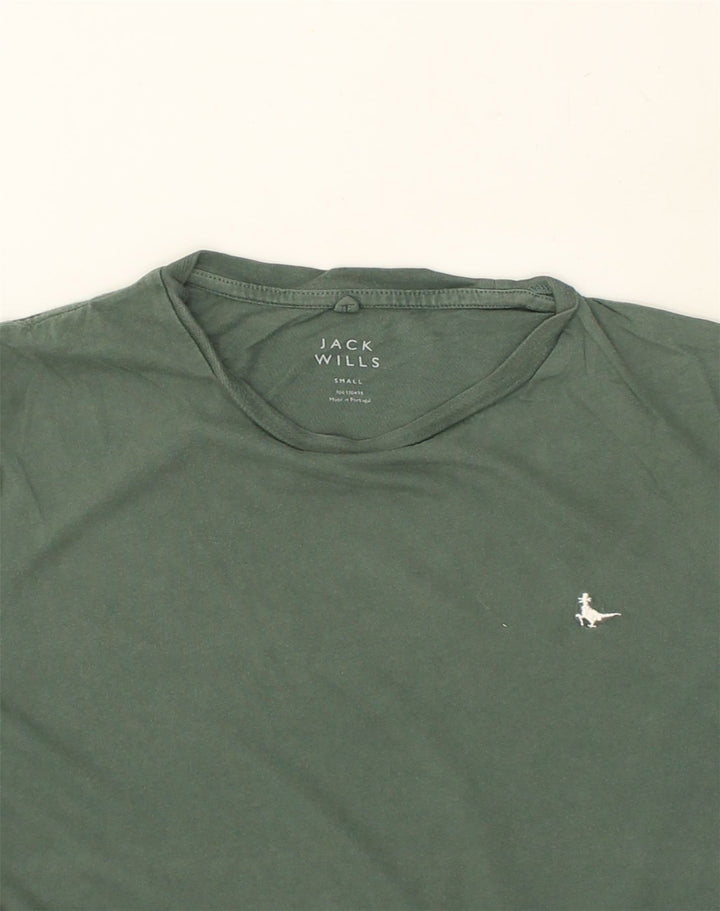 JACK WILLS Mens T-Shirt Top Small Grey Cotton | Vintage Jack Wills | Thrift | Second-Hand Jack Wills | Used Clothing | Messina Hembry 