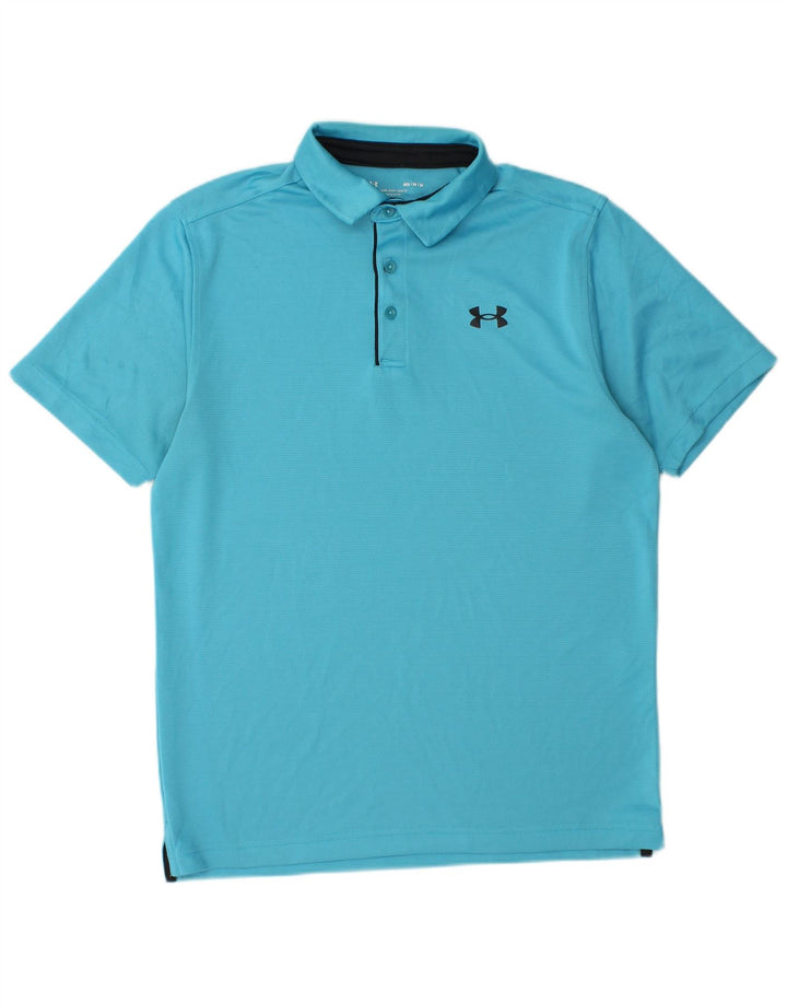 UNDER ARMOUR Herre Loose Fit Polo Shirt Medium Blue Polyester
