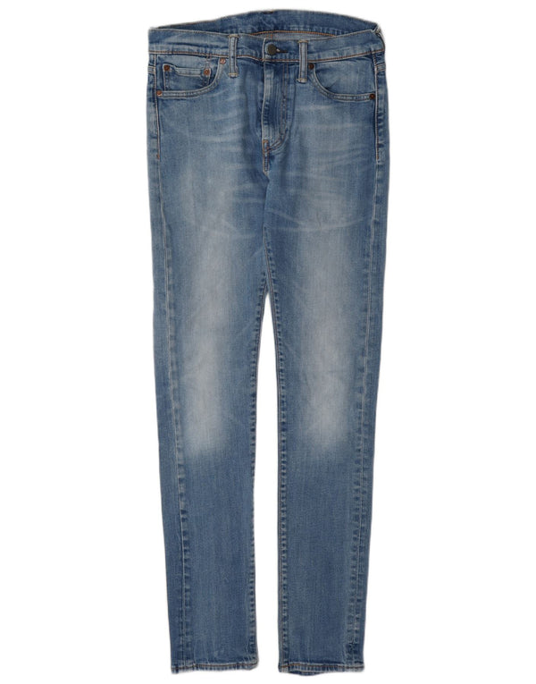 Levi's Damen 510 Skinny Jeans W30 L34 Blaue Baumwolle