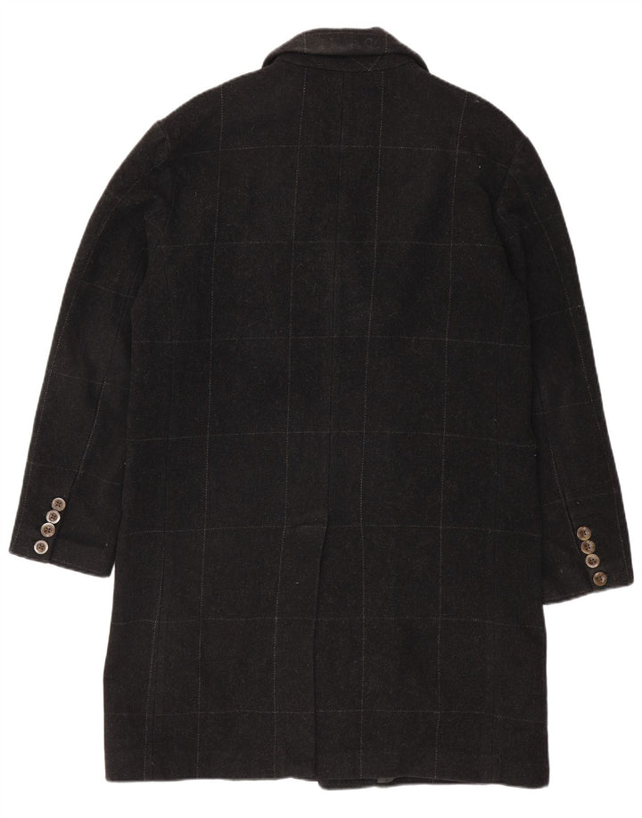 Sobretudo masculino Gap UK 38 xadrez cinza médio