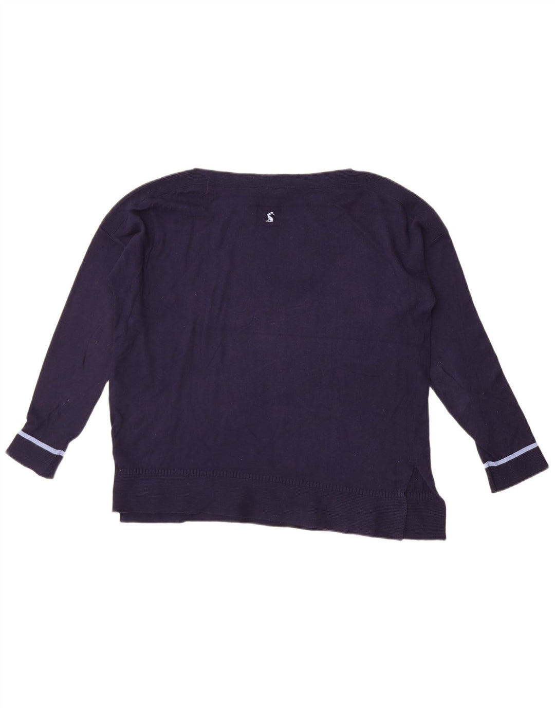 Joules Womens Oversized Sweatshirt Jumper UK 14 Large Navy Blue Cotton