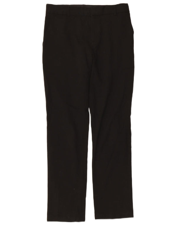 Marks & Spencer Girls Slim Fit Chino Trousers 13-14 Years W30 L28 Black