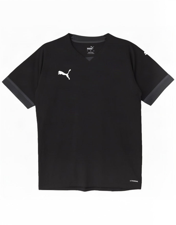 Puma T-Shirt Homme Noir Moyen Polyester Colorblock